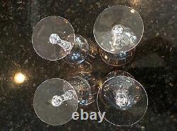 8 Lenox Gold CLASSIC REGENCY Wine Glasses 7-3/4 Hollywood Glam Crystal Goblets