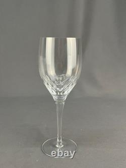 8 Orrefors Prelude Clear Cut Crystal 7 3/8 Claret Wine Glasses MINT