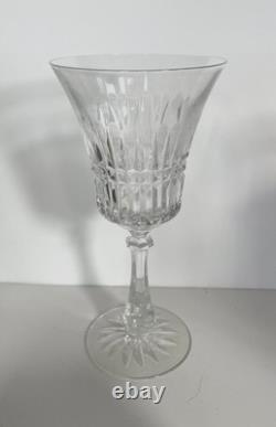 8 Rare Tiffin-Franciscan Blown Glass Crystal Wine Glasses #15098 Art Deco 7.5