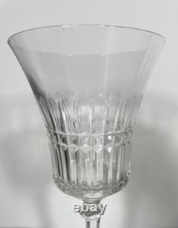 8 Rare Tiffin-Franciscan Blown Glass Crystal Wine Glasses #15098 Art Deco 7.5