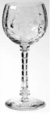 (8) Rock Sharpe Atlantis 5918829 (rosecrans) Crystal Wine Glasses Set Of 8