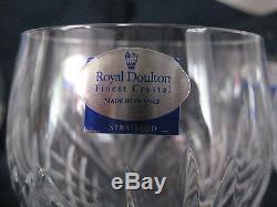 8 Royal Doulton STRATFORD Wine Goblets