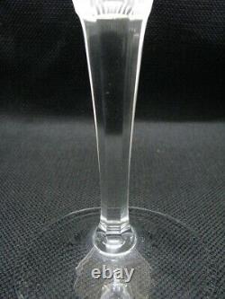 8 SPLENDID Crystal Moser Water/Wine Goblet 8.75 Czech Republic Mint