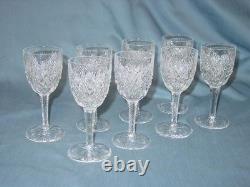 8 St. Louis Cristal French Crystal Florence Pineapple Cut Wine Glasses 5.5