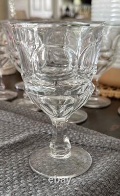 8 Vintage Fostoria Crystal Argus Footed 4 3/4 Stems