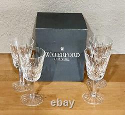 8 WATERFORD CRYSTAL LISMORE WHITE WINE GLASSES Ireland