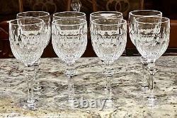 8 WATERFORD CURRAGHMORE WATER GOBLETS 7 5/8 Pristine