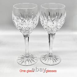 8 Waterford Ballymore 7 Claret Or White Wine Glasses, Script Mark, Ireland