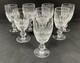 8 Waterford Colleen Crystal WHITE WINE Glasses Short Stem 4.5 x 2 Signed