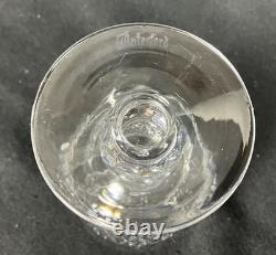 8 Waterford Colleen Crystal WHITE WINE Glasses Short Stem 4.5 x 2 Signed