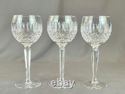 8 Waterford Crystal COLLEEN Short 7 ½ 6 oz Wine Hock Glasses MINT