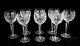8 Waterford Crystal Kenmare Wine Hock Glasses, Excellent Condition