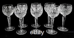 8 Waterford Crystal Kenmare Wine Hock Glasses, Excellent Condition