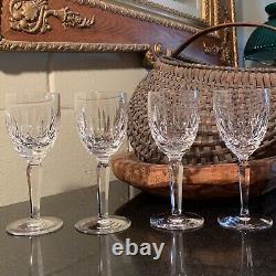 8 Waterford Crystal Kildare 6 1/2 Claret Wine Glasses Gothic Mark Ireland