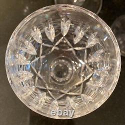 8 Waterford Crystal Kildare 6 1/2 Claret Wine Glasses Gothic Mark Ireland