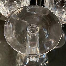 8 Waterford Crystal Kildare 6 1/2 Claret Wine Glasses Gothic Mark Ireland