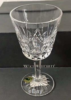 8-Waterford Crystal Lismore Claret Wine Glass Brand New OPEN box Made in Ireland