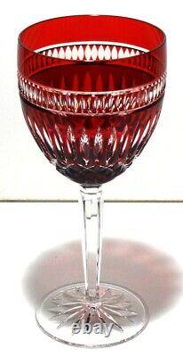 9 Available- Waterford Crystal Serenity Language Jewels Clarendon Wine Glass Red