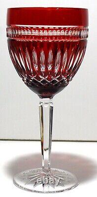 9 Available- Waterford Crystal Serenity Language Jewels Clarendon Wine Glass Red