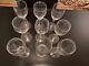 9 Baccarat Crystal Water Or Wine Glasses- ST. REMY Pattern -France-Pre Owned