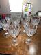 9 Mikasa Park Lane Crystal Wine Glasses Goblets 6 3/8 Tall Germany