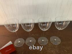 9 Perfection Clear Crystal Wine Glasses From Baccarat (Price Per Unit)