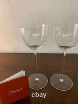 9 Perfection Clear Crystal Wine Glasses From Baccarat (Price Per Unit)