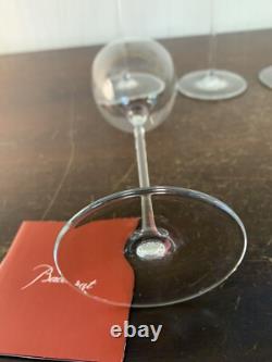 9 Perfection Clear Crystal Wine Glasses From Baccarat (Price Per Unit)
