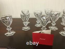 90 White Wine Glasses Harcourt Service In Baccarat Crystal (Price Per Unit)