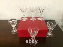 90 White Wine Glasses Harcourt Service In Baccarat Crystal (Price Per Unit)