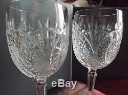 A Pair of Rare Waterford Crystal Seahorse Large Wine Glasses