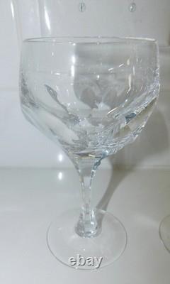 ATLANTIS CRYSTAL EVORA PATTERN GLASSES SET OF 13 4 Cordial Glasses