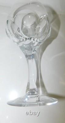 ATLANTIS CRYSTAL EVORA PATTERN GLASSES SET OF 13 4 Cordial Glasses