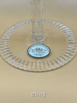 Ajka Marsala Glass Crystal Wine Goblet Hocks Set (3)