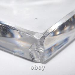 Anglo Irish Antique Cut Crystal Port Wine Sherry Glasses Square Base 7pc Lot