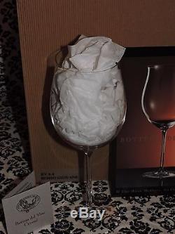 Antica Bottega Del Vino Rosso Giovane Set 4 Crystal Wine Glasses Young Reds NEW