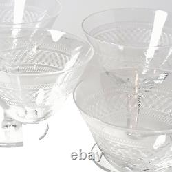 Antique Baccarat 1423 Pattern Crystal Sherry Glasses set of 4