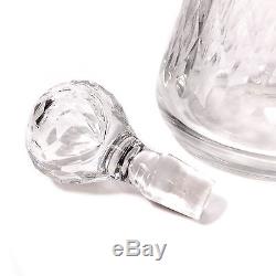 Antique France Baccarat Liquor Whiskey Wine Crystal Glass Bottle Decanter