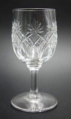 Antique French Baccarat Crystal Cut Colors Glasses Glassware Set 167 Pcs