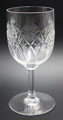 Antique French Baccarat Crystal Cut Colors Glasses Glassware Set 167 Pcs