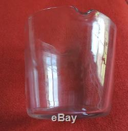 Antique Georgian Crystal Blown Glass Wine Rinser Early 19th c. Polished Pontil
