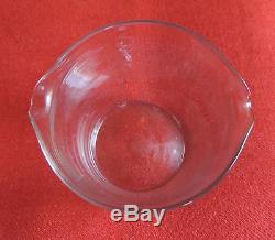 Antique Georgian Crystal Blown Glass Wine Rinser Early 19th c. Polished Pontil