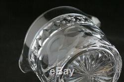 Antique Set 6 English Georgian Style Cut Crystal Wine Glass Rinser Bowls