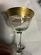 Antique crystal wine glasses vintage