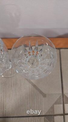 Astra by NACHTMANN Christal Wine Glasses 6 1/8 Water Goblets 7 1/8 9 Pcs 5+4