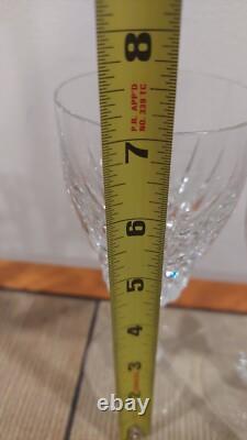 Astra by NACHTMANN Christal Wine Glasses 6 1/8 Water Goblets 7 1/8 9 Pcs 5+4
