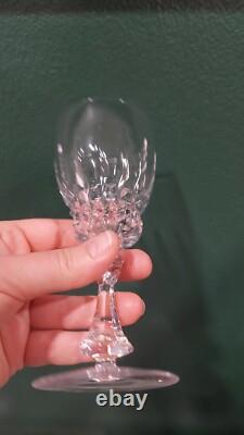 Astra by NACHTMANN Christal Wine Glasses 6 1/8 Water Goblets 7 1/8 9 Pcs 5+4
