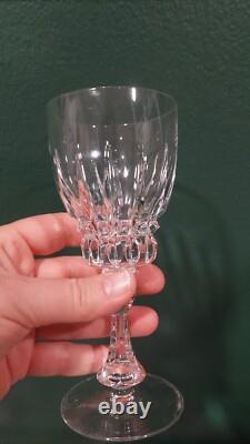 Astra by NACHTMANN Christal Wine Glasses 6 1/8 Water Goblets 7 1/8 9 Pcs 5+4