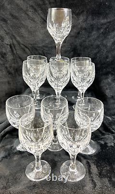 Atlantis Chartres Cut Lead Crystal GobletsSet of 12