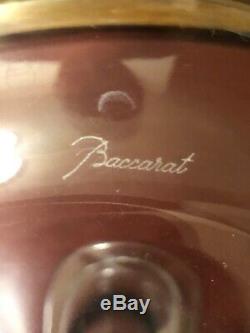 BACCARAT CRYSTAL WINE DECANTER WITH STOPPER 11 Signed